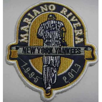 2013 New York Yankees 42 Mariano Rivera Retirement Patch