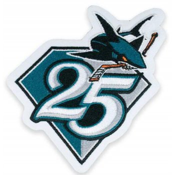 San Jose Sharks 25th Anniversary Patch