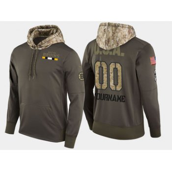 Nike Bruins Men's Customized Olive Salute To Service Pullover Hoodie