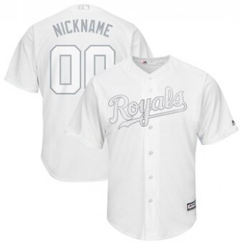 Kansas City Royals Majestic 2019 Players' Weekend Cool Base Roster Custom White Jersey