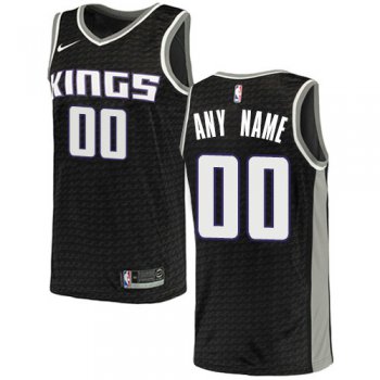 Men's Sacramento Kings Nike Black Swingman Custom City Edition Jersey