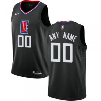 Men's Nike Los Angeles Clippers Customized Swingman Black Alternate NBA Statement Edition Jersey