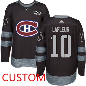 Mens Montreal Canadiens 1917-2017 100th Anniversary Stitched Customized NHL Jersey