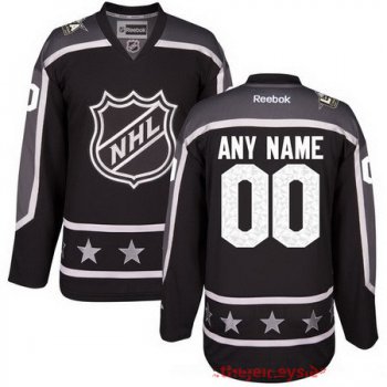 Men's Pacific Division Reebok Black 2017 NHL All-Star Game Custom Stitched Hockey Jersey