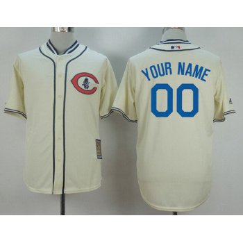 Youth Chicago Cubs Customized 1929 Turn Back The Clock Cream Jersey