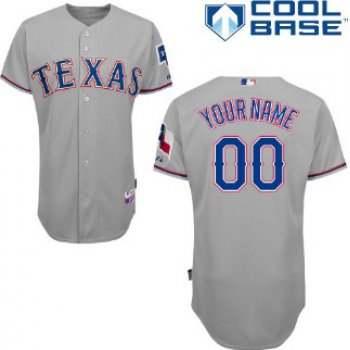 Kids' Texas Rangers Customized 2014 Gray Jersey