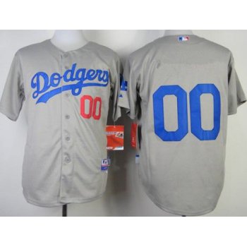 Youth Los Angeles Dodgers Customized 2014 Gray Jersey