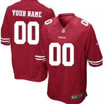 Youth Nike San Francisco 49ers Customized Red Game Jersey