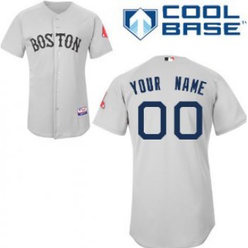 Kids' Boston Red Sox Customized Gray Jersey