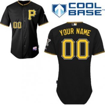Kids' Pittsburgh Pirates Customized Black Jersey