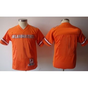 Men's Oklahoma State Cowboys Customized Orange Throwback Jersey