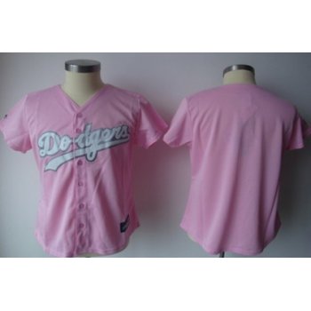 Women's Los Angeles Dodgers Customized Pink Jersey