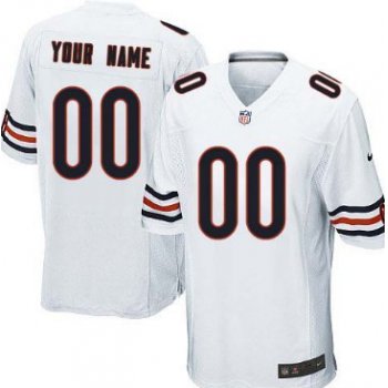 Kids' Nike Chicago Bears Customized White Limited Jersey