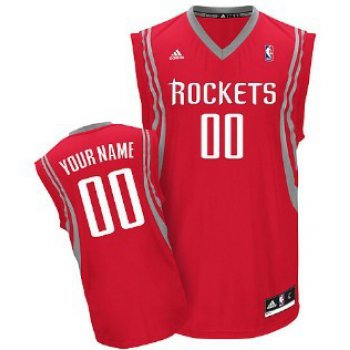 Kids Houston Rockets Customized Red Jersey