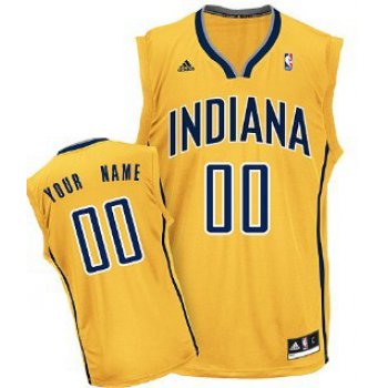 Kids Indiana Pacers Customized Yellow Jersey
