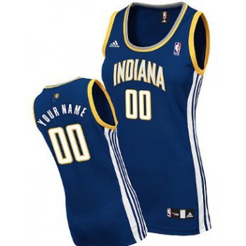 Womens Indiana Pacers Customized Navy Blue Jersey