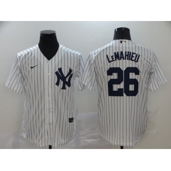 Toddler New York Yankees #26 DJ LeMahieu White Home Stitched MLB Cool Base Nike Jersey