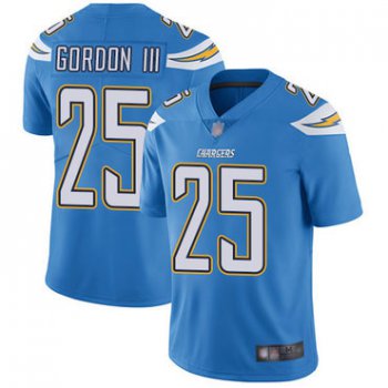 Chargers #25 Melvin Gordon III Electric Blue Alternate Youth Stitched Football Vapor Untouchable Limited Jersey