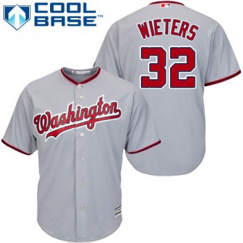 Nationals #32 Matt Wieters Grey Cool Base Stitched Youth Baseball Jersey