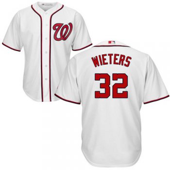 Nationals #32 Matt Wieters White Cool Base Stitched Youth Baseball Jersey