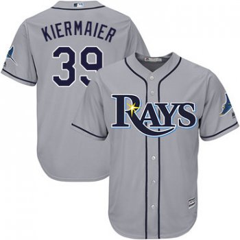 Rays #39 Kevin Kiermaier Grey Cool Base Stitched Youth Baseball Jersey