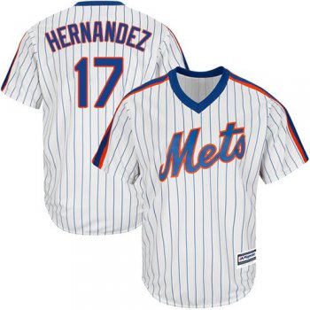 Mets #17 Keith Hernandez White(Blue Strip) Alternate Cool Base Stitched Youth Baseball Jersey