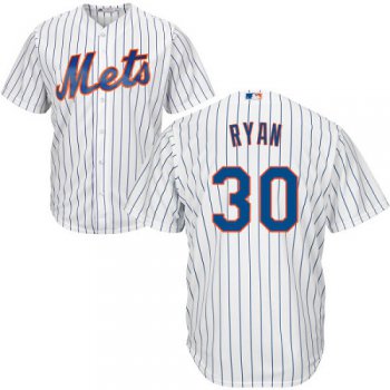 Mets #30 Nolan Ryan White(Blue Strip) Cool Base Stitched Youth Baseball Jersey