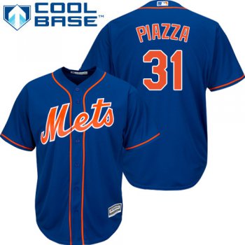 Mets #31 Mike Piazza Blue Cool Base Stitched Youth Baseball Jersey