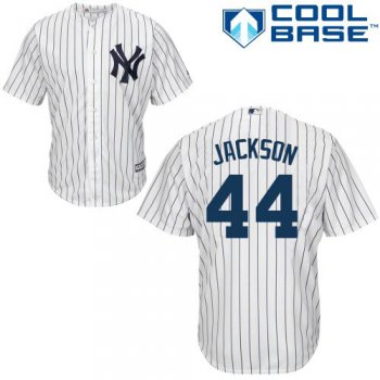 Yankees #44 Reggie Jackson White Cool Base Stitched Youth Baseball Jersey