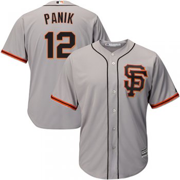Giants #12 Joe Panik Grey Road 2 Cool Base Stitched Youth Baseball Jersey
