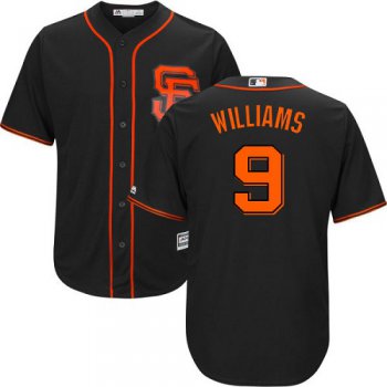 Giants #9 Matt Williams Black Alternate Cool Base Stitched Youth Baseball Jersey