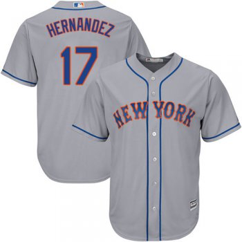 Mets #17 Keith Hernandez Grey Cool Base Stitched Youth Baseball Jersey