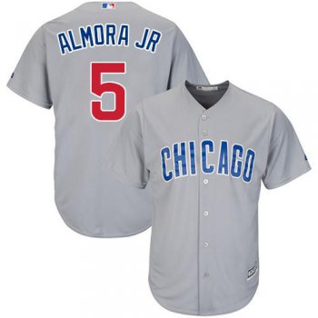 Cubs #5 Albert Almora Jr. Grey Road Stitched Youth Baseball Jersey