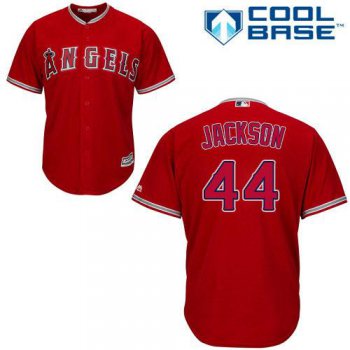 Angels #44 Reggie Jackson Red Cool Base Stitched Youth Baseball Jersey