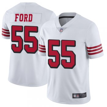 49ers #55 Dee Ford White Rush Youth Stitched Football Vapor Untouchable Limited Jersey