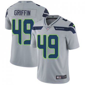 Nike Seahawks #49 Shaquem Griffin Grey Alternate Youth Stitched NFL Vapor Untouchable Limited Jersey
