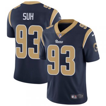 Nike Rams #93 Ndamukong Suh Navy Blue Team Color Youth Stitched NFL Vapor Untouchable Limited Jersey