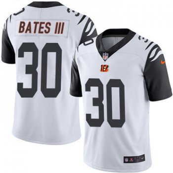 Nike Bengals #30 Jessie Bates III White Youth Stitched NFL Limited Rush Jersey