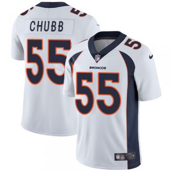 Nike Broncos #55 Bradley Chubb White Youth Stitched NFL Vapor Untouchable Limited Jersey
