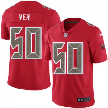 Nike Buccaneers #50 Vita Vea Red Youth Stitched NFL Limited Rush Jersey