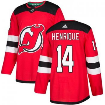 Adidas New Jersey Devils #14 Adam Henrique Red Home Authentic Stitched Youth NHL Jersey