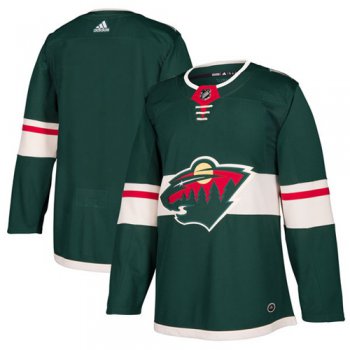 Adidas Minnesota Wild Blank Green Home Authentic Stitched Youth NHL Jersey
