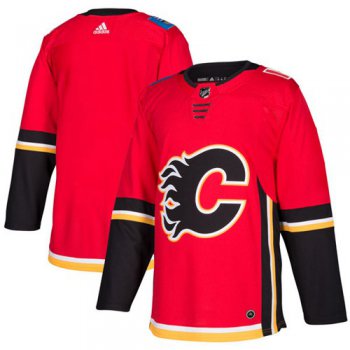 Adidas Flames Blank Red Home Authentic Stitched Youth NHL Jersey