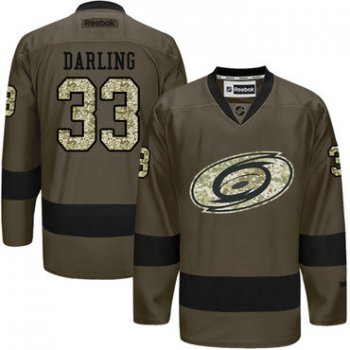 Adidas Hurricanes #33 Scott Darling Green Salute to Service Stitched Youth NHL Jersey