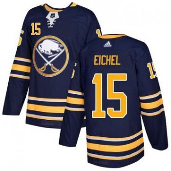 Adidas Sabres #15 Jack Eichel Navy Blue Home Authentic Youth Stitched NHL Jersey