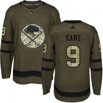 Adidas Sabres #9 Evander Kane Green Salute to Service Youth Stitched NHL Jersey