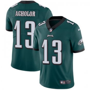 Youth Nike Philadelphia Eagles #13 Nelson Agholor Midnight Green Team Color Stitched NFL Vapor Untouchable Limited Jersey