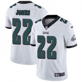 Youth Nike Philadelphia Eagles #22 Sidney Jones White Stitched NFL Vapor Untouchable Limited Jersey