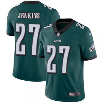 Youth Nike Philadelphia Eagles #27 Malcolm Jenkins Midnight Green Team Color Stitched NFL Vapor Untouchable Limited Jersey