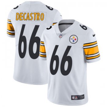 Youth Nike Steelers #66 David DeCastro White Stitched NFL Vapor Untouchable Limited Jersey